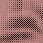 Tulle Lycra Flocage Rose Rhubarbe - Ribes y Casals