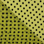 Tulle Lycra Flocage Vert Citron - Ribes y Casals