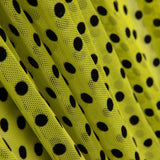 Tulle Lycra Flocage Vert Citron - Ribes y Casals