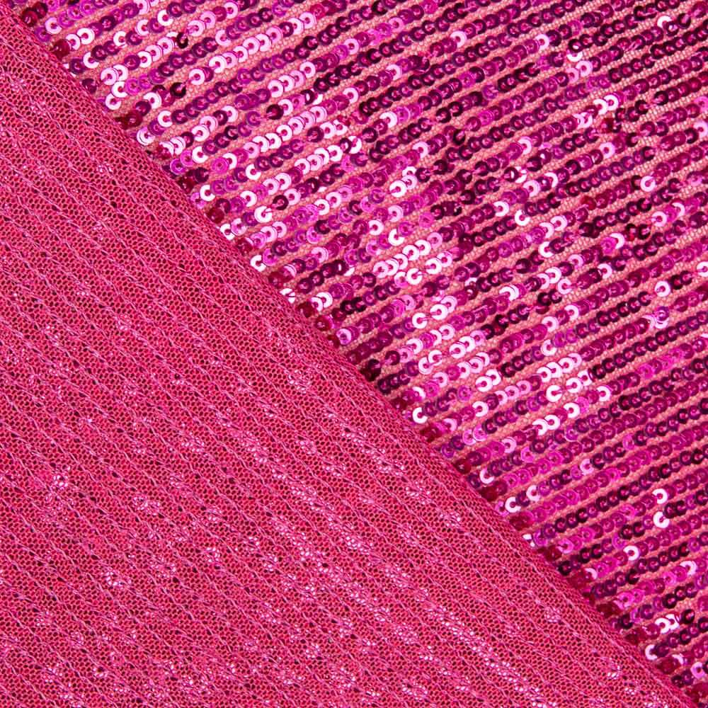 Tulle Lycra Paillette Fraise - Ribes y Casals