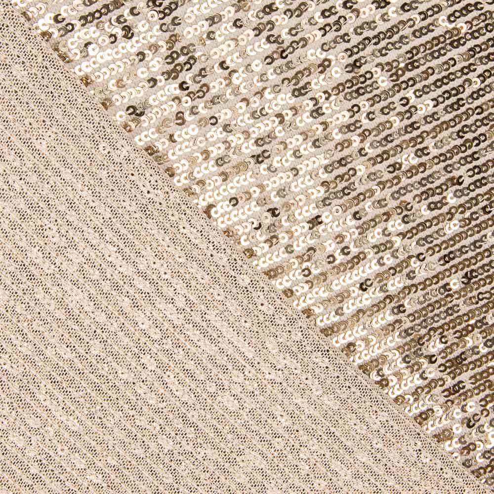 Tulle Lycra Paillette Nude - Ribes y Casals