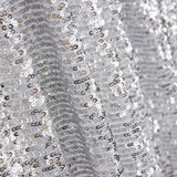 Tulle Lycra Paillette Argent - Ribes y Casals