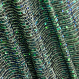 Tulle Lycra Paillettes Vert Clair - Ribes y Casals