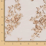 Tulle Strass Brodé Doré - Ribes y Casals