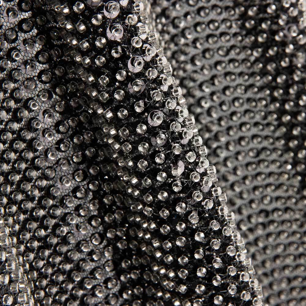 Tulle Perlé Perle Ange Noir - Ribes y Casals