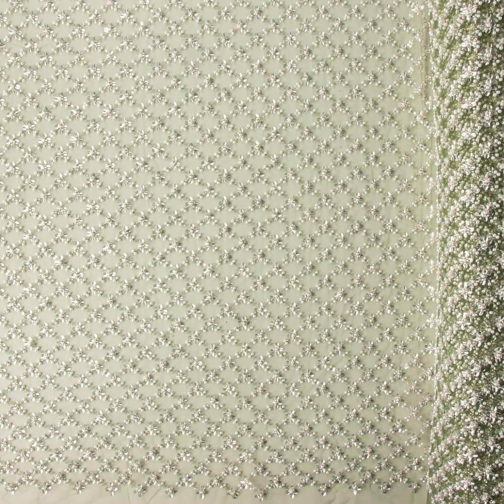 Tulle Strass Naia Vert Chasse - Ribes y Casals