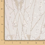 Tulle perlé Kornelia pêche - Ribes y Casals