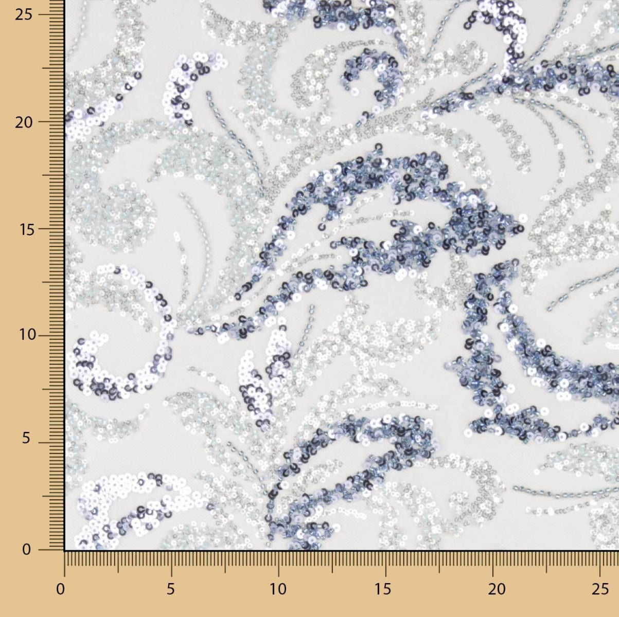 Tulle Strass Poison Bleu - Ribes y Casals