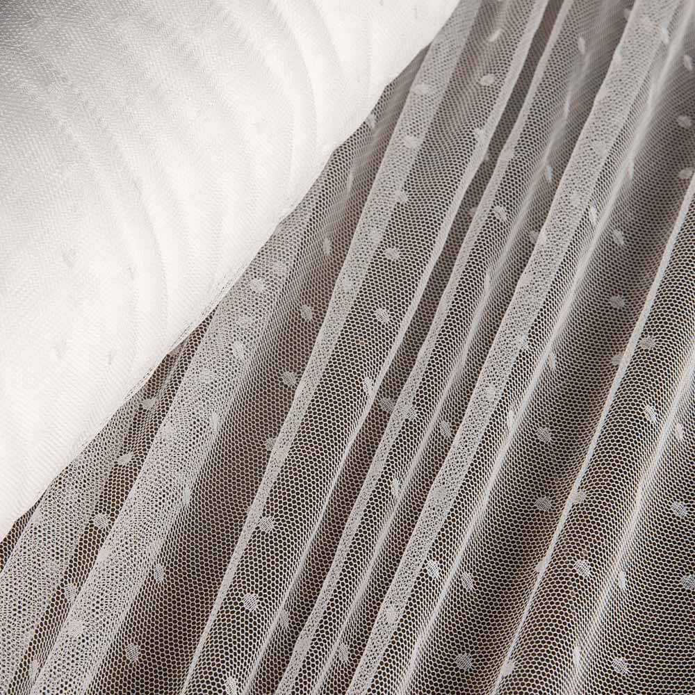 Tulle Plumeti Blanc - Ribes y Casals