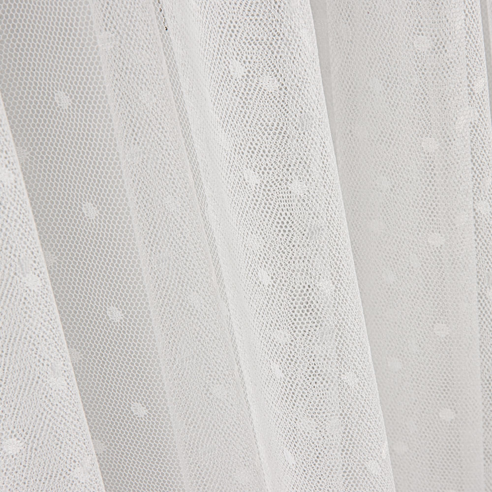 Tulle Plumeti Blanc - Ribes y Casals