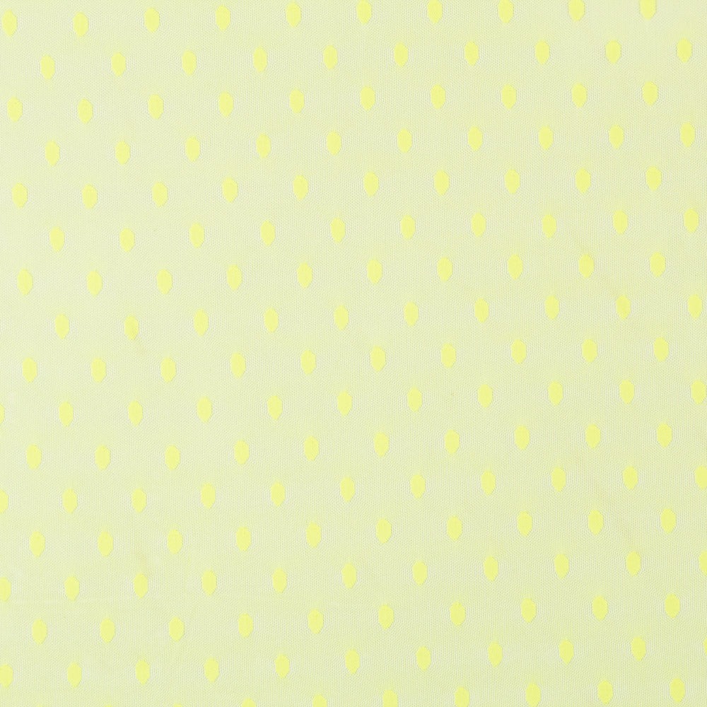 Tulle Plumeti Élastique Jaune - Ribes y Casals