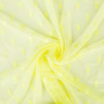 Tulle Plumeti Élastique Jaune - Ribes y Casals