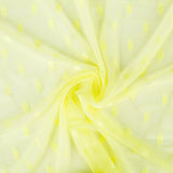 Tulle Plumeti Élastique Jaune - Ribes y Casals