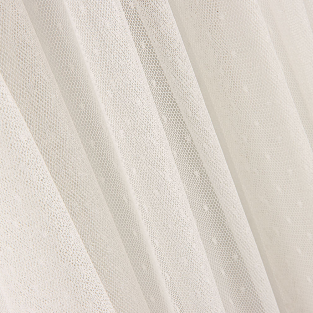 Tulle Plumeti Déchirure Écru - Ribes y Casals