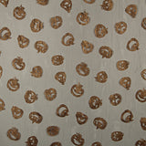 Tulle noir à motifs de citrouilles en Lurex cuivré pour Halloween - Ribes y Casals