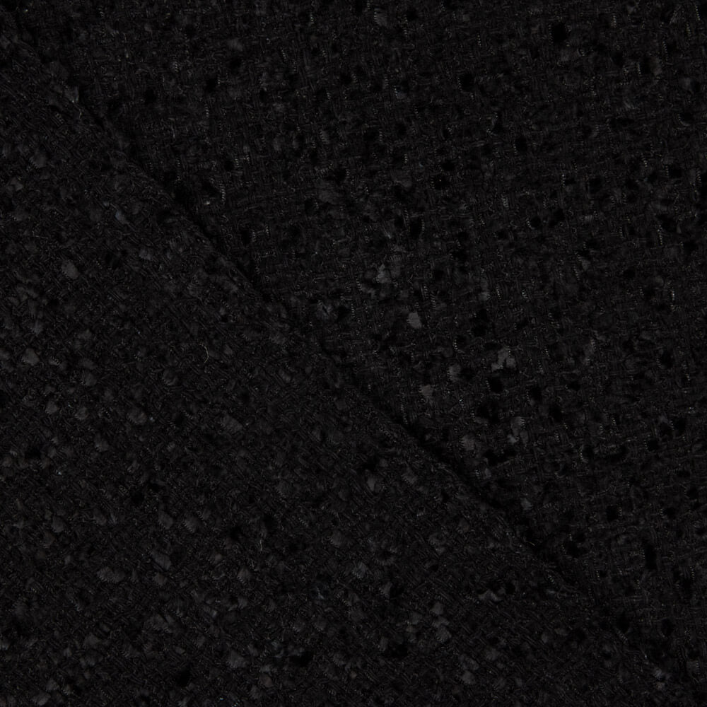 Boucle Laine Tweed Noir - Ribes y Casals