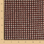 Tweed Laine Carré Marron - Ribes y Casals