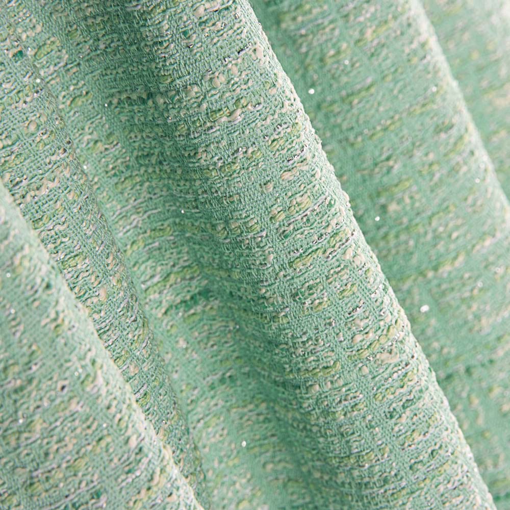 Tweed lurex vert aqua - Ribes y Casals