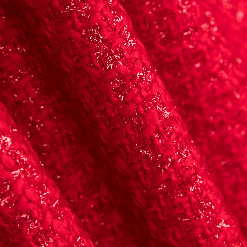 Tweed Lurex Rouge - Ribes y Casals