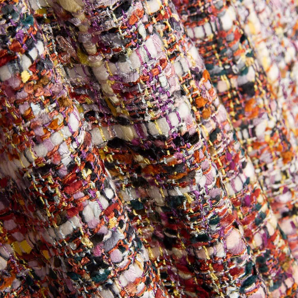 Tweed Viscose Chanel Roses - Ribes y Casals