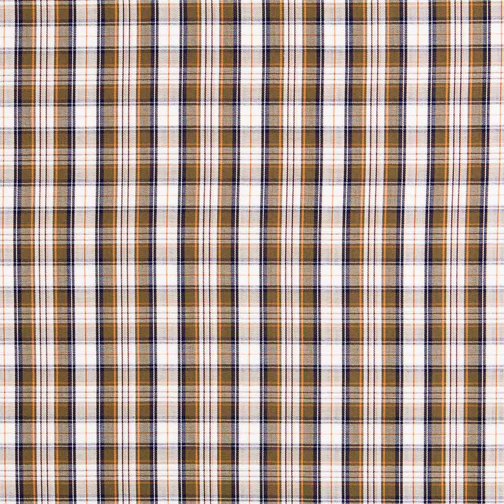 Twill Chemise Carreaux Kaki - Ribes y Casals