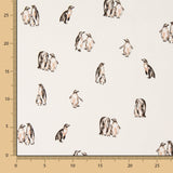 Sergé Pingouins Écru - Ribes y Casals