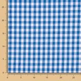 Coton Vichy Carreaux Bleu - Ribes y Casals