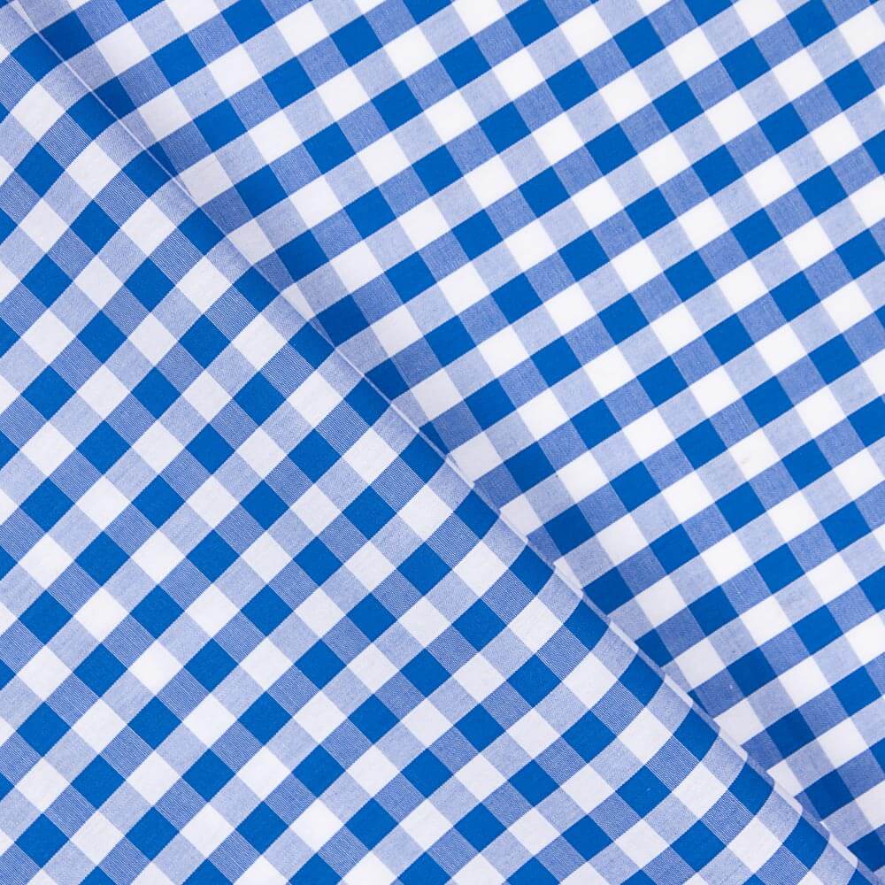 Coton Carreaux Maxi Bleu - Ribes y Casals