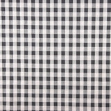 Coton Seersucker Maxi Carreaux Noir - Ribes y Casals