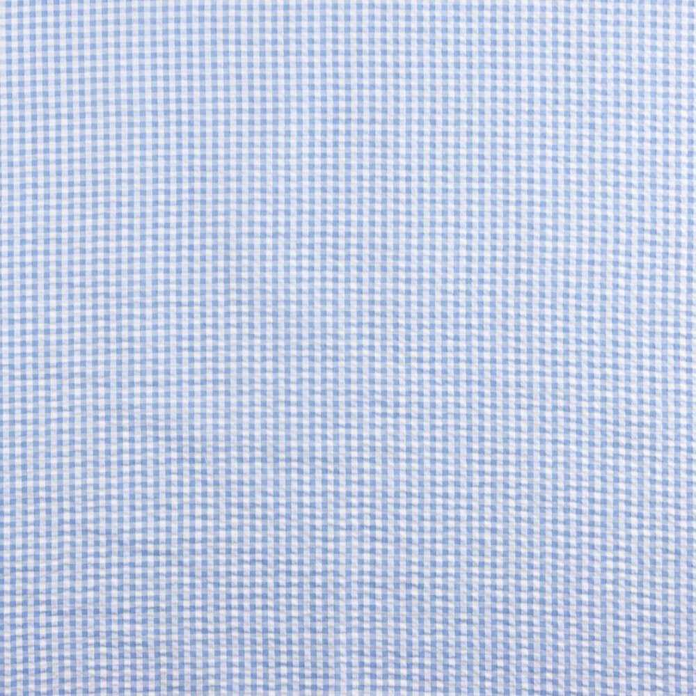 Vichy Sersuker Carreaux Bleu Clair - Ribes y Casals