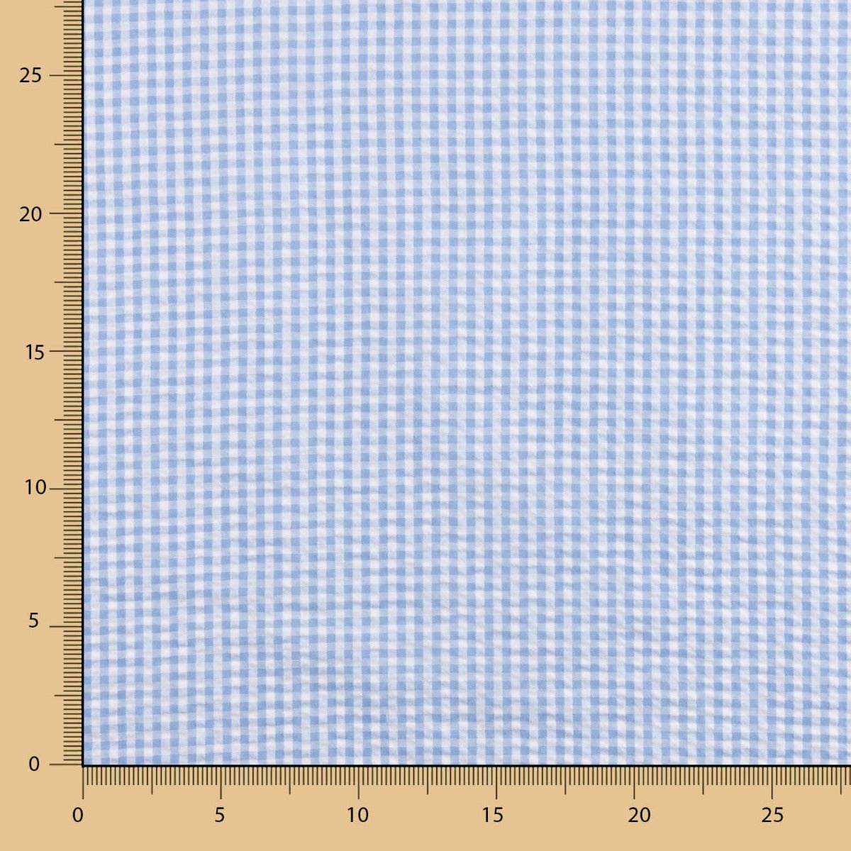 Vichy Sersuker Carreaux Bleu Clair - Ribes y Casals