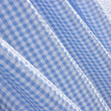 Vichy Sersuker Carreaux Bleu Clair - Ribes y Casals