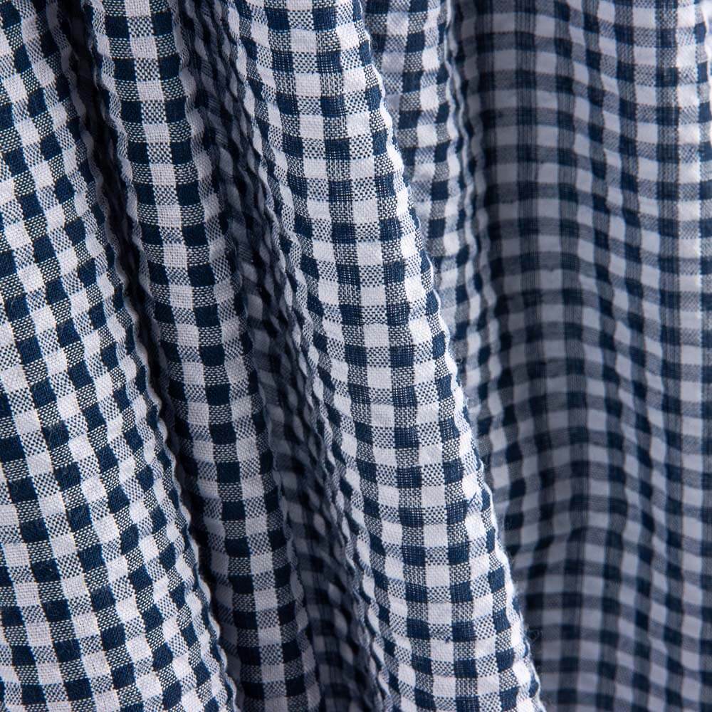 Carrés Vichy Sersuker Marine - Ribes y Casals