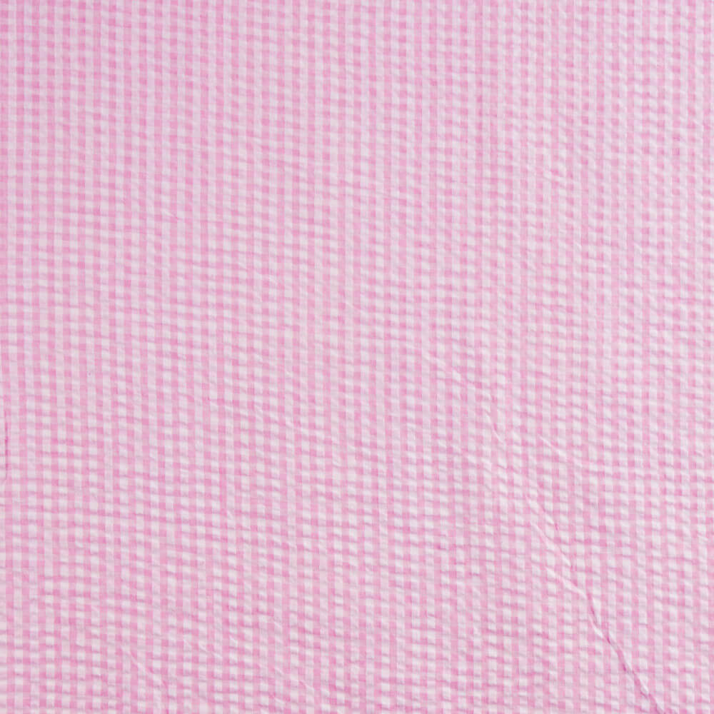 Vichy Sersuker Carrés Roses - Ribes y Casals