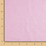 Vichy Sersuker Carrés Roses - Ribes y Casals