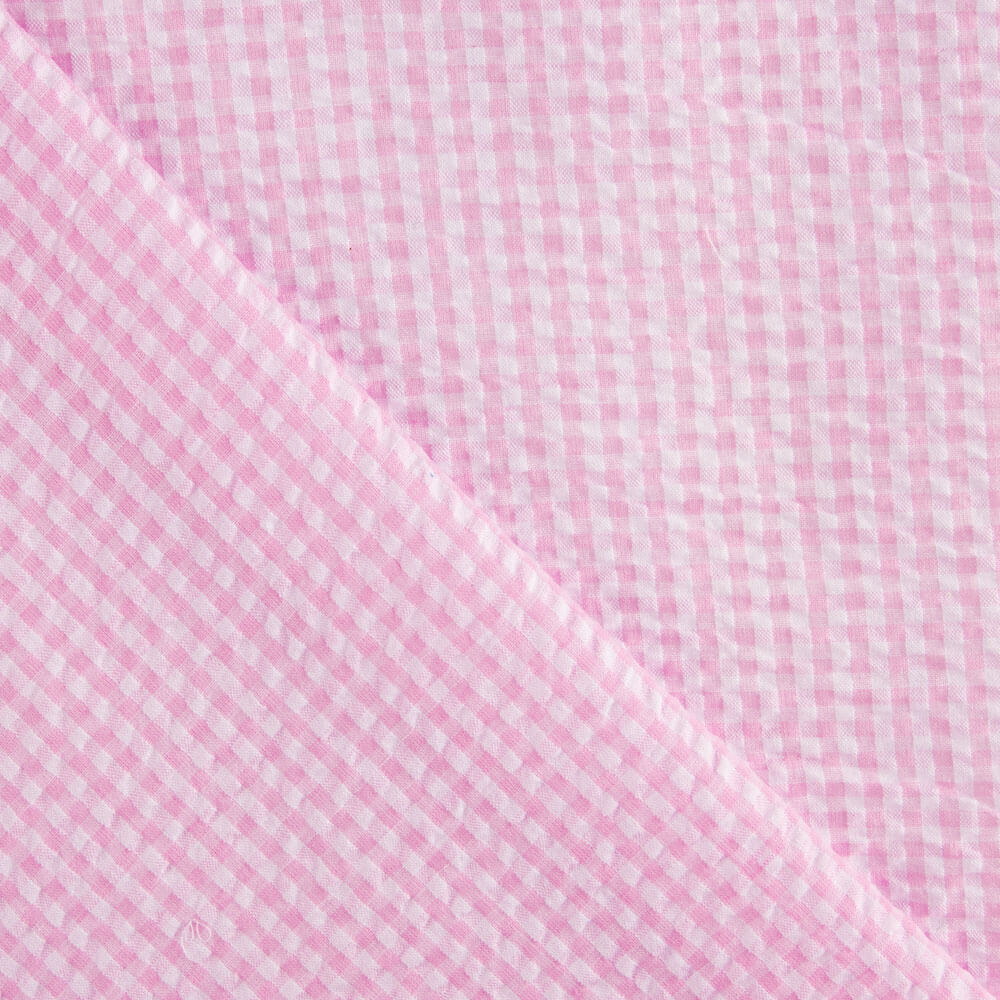 Vichy Sersuker Carrés Roses - Ribes y Casals