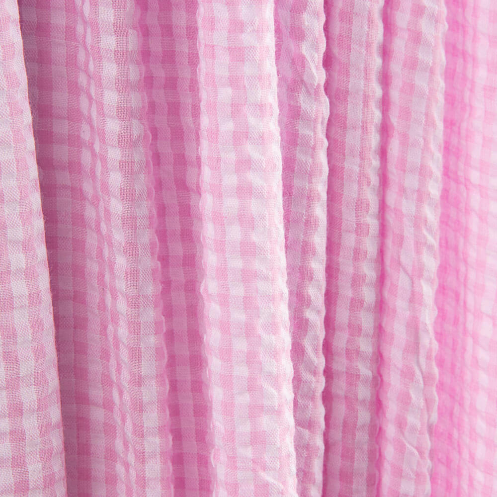 Vichy Sersuker Carrés Roses - Ribes y Casals