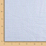 Vichy Sersuker Rayures Bleu Clair - Ribes y Casals