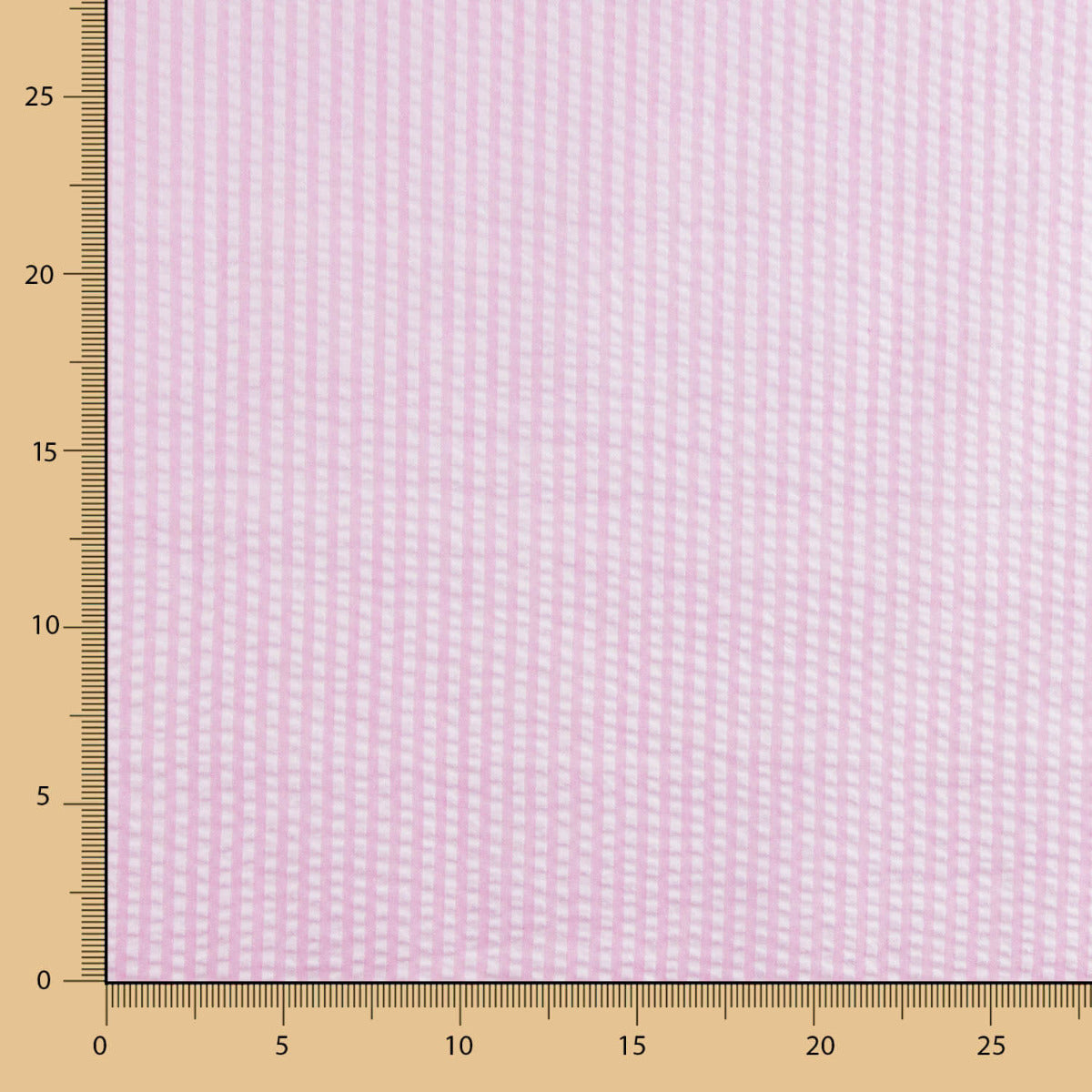 Vichy Sersuker Rayures Roses - Ribes y Casals