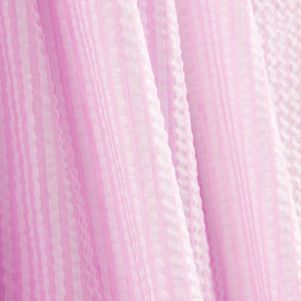 Vichy Sersuker Rayures Roses - Ribes y Casals