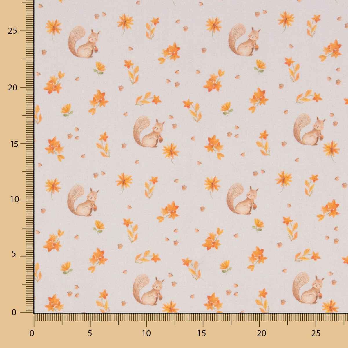 Viella Cotton Écureuils Pêche - Ribes y Casals