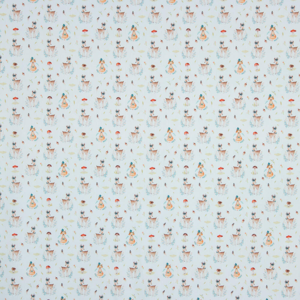 Viella Cotton Écureuils Sauge - Ribes y Casals