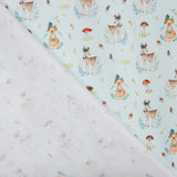 Viella Cotton Écureuils Sauge - Ribes y Casals