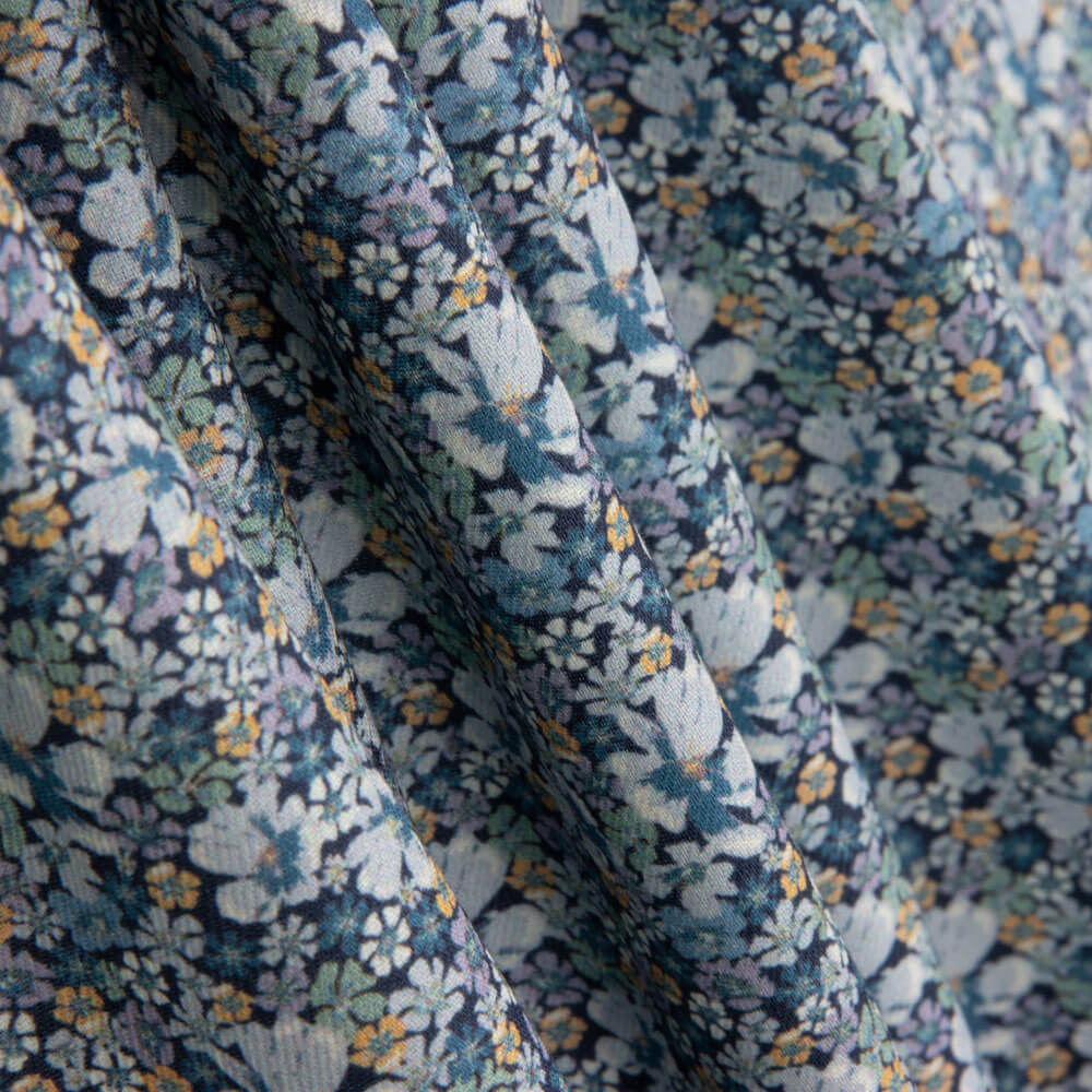 Viella Cotton Flower Forêt Marine - Ribes y Casals