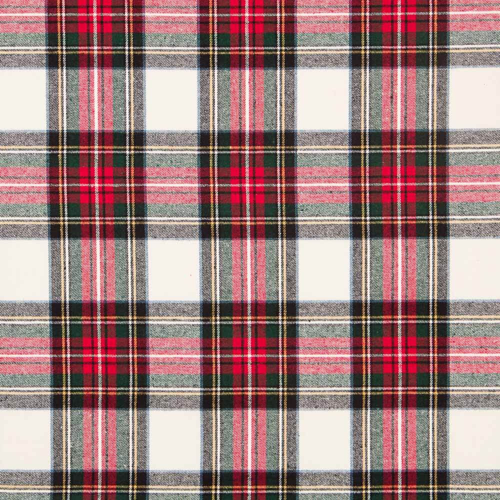 Viyella Coton Carreaux Plaid Ecru Red - Ribes y Casals