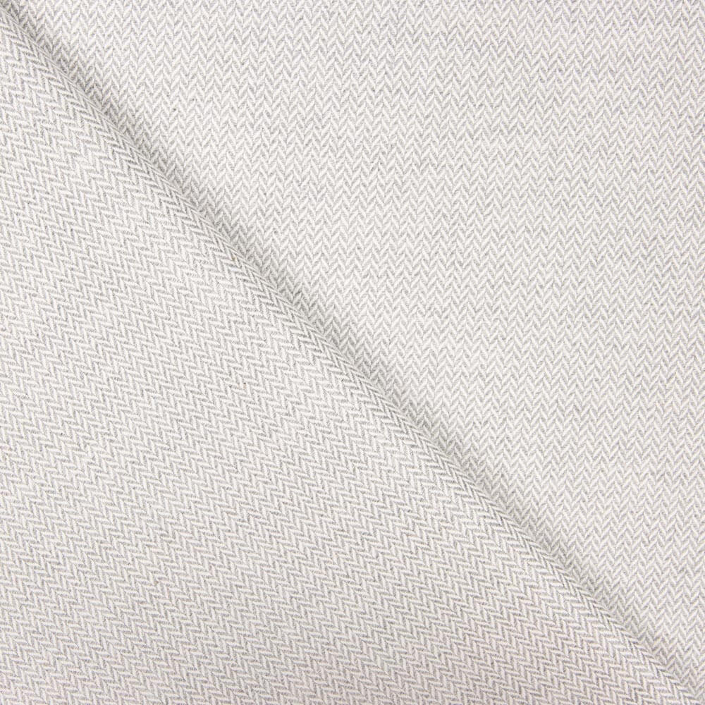 Viyela Coton Chevrons Gris - Ribes y Casals