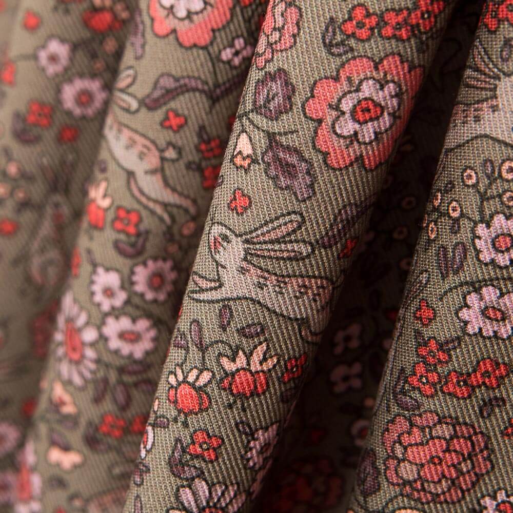 Viyella Viscose Lapins Vert - Ribes y Casals