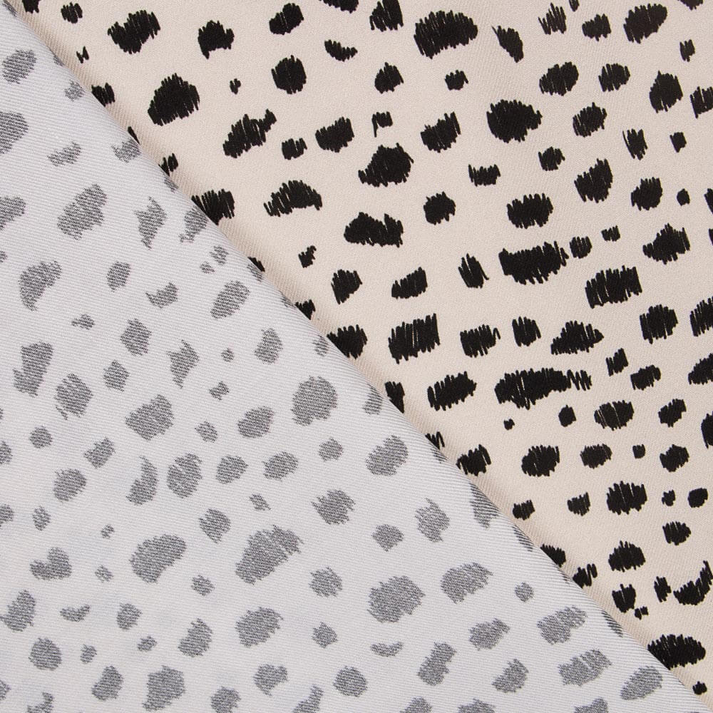 Viyella Viscose Moucheté Noir - Ribes y Casals