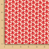 Viscose Coquelicots Rouge - Ribes y Casals