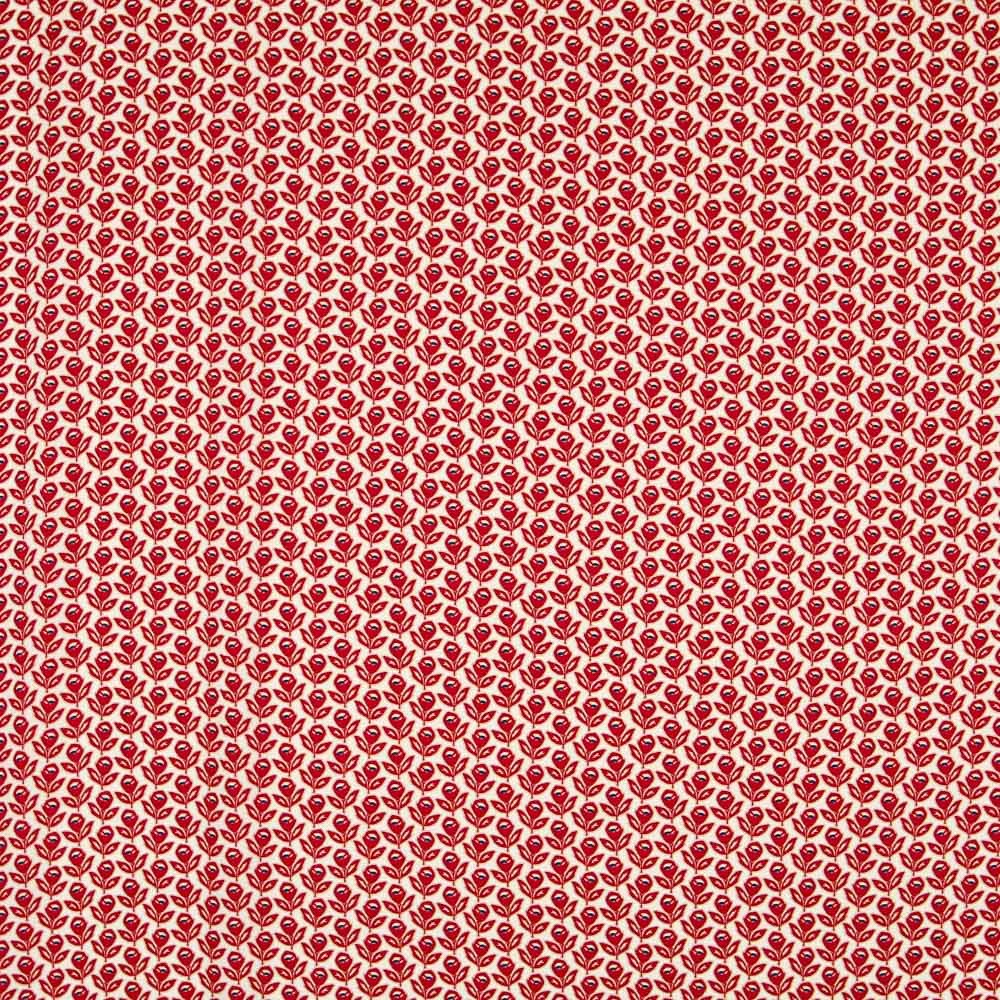 Viscose Coquelicots Rouge - Ribes y Casals